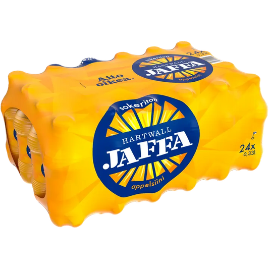 24 x Hartwall Jaffa Appelsiini Sokeriton virvoitusjuoma 0,33 l｜Hartwall Jaffa 24 x Hartwall Jaffa Orange 无糖软饮料 0,33 l