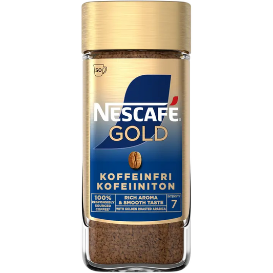 Nescafé Gold 100g kofeiiniton pikakahvi｜Nescafé Gold 100克脱咖啡因速溶咖啡