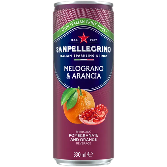San Pellegrino Melograno & Arancia 33cl｜San Pellegrino 梅洛格拉诺和阿兰西亚 33cl
