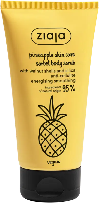 Ziaja 菠萝冰沙身体磨砂 160ml｜Ziaja ananas sorbettimainen vartalokuorinta 160ml