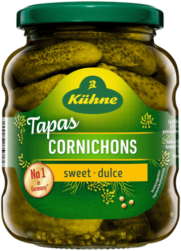 Kühne 小吃甜酸黄瓜 370 ml｜Kühne Tapas makeat snack-kurkut 370 ml