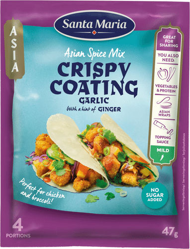 Santa Maria 47克脆皮裹粉蒜姜调味料｜Santa Maria 47g Crispy Coating Garlic Ginger, mausteseos valkosipulilla ja inkiväärillä