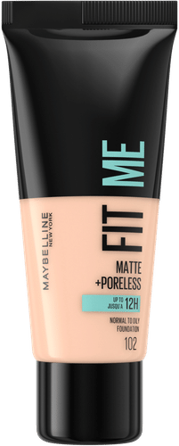 Maybelline 纽约Fit Me哑光无瑕粉底液 102 Fair Ivory 30ml