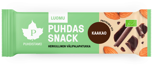 Puhdistamo 纯净零食有机杏仁可可能量棒 40 g