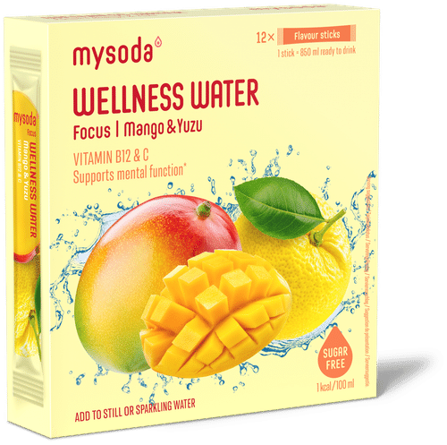 MySoda Wellness Water 芒果柚子饮用粉 12x4g