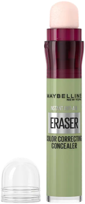 Maybelline 纽约即时橡皮擦遮瑕膏 151 绿色 6,8 ml｜Maybelline New York Instant Eraser 151 Green peitevoide 6,8 ml