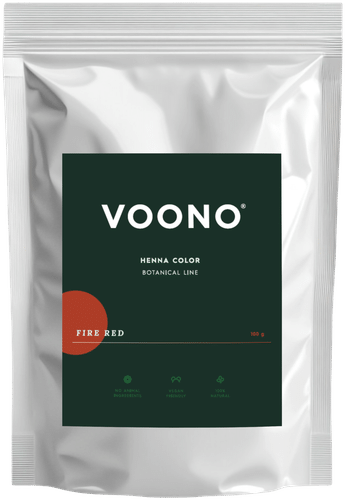 VOONO Henna-kasvihiusväri, kirkkaanpunainen 100g