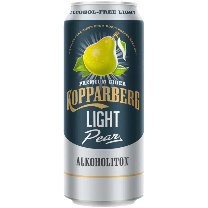 Kopparberg Päärynä Light 0%, Alkoholiton päärynäsiideri tölkki 50cl｜Kopparberg 梨淡味 0%，0度梨苹果饮品罐头 50cl