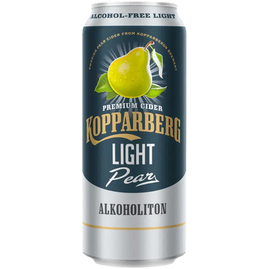 Kopparberg Päärynä Light 0%, Alkoholiton päärynäsiideri tölkki 50cl｜Kopparberg 梨淡味 0%，0度梨苹果饮品罐头 50cl