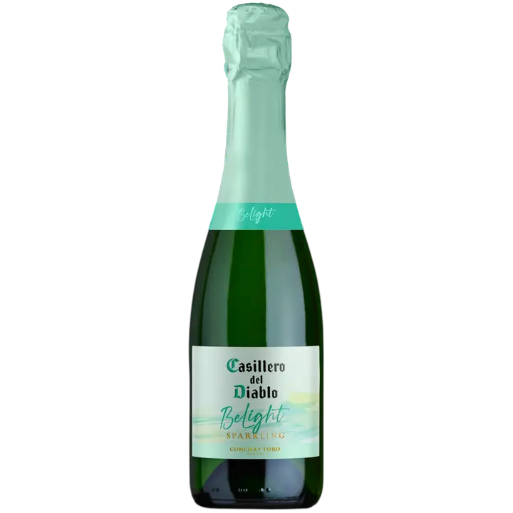 Casillero del Diablo Belight Sparkling 8 %, 0,375 l hiilihapotettu helmeilevä viini lasipullo｜Casillero del Diablo Belight 起泡饮料 8%，0.375 升碳酸起泡饮料玻璃瓶