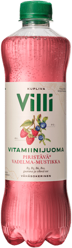 Villi Vitamiinijuoma vadelma-mustikka 0,5 l