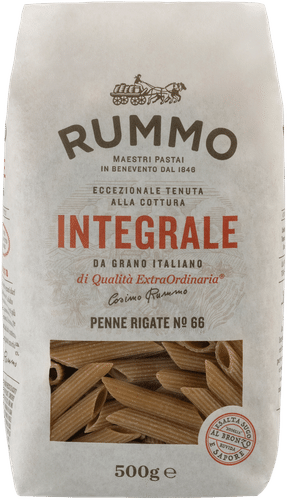 Rummo 全麦 Penne Rigate no66 500g｜Rummo täysjyvä Penne Rigate no66 500g