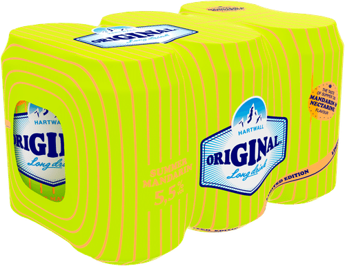Hartwall Original Long Drink 6 x Hartwall Original Long Drink 夏日柑橘 5.5% 0,33 l