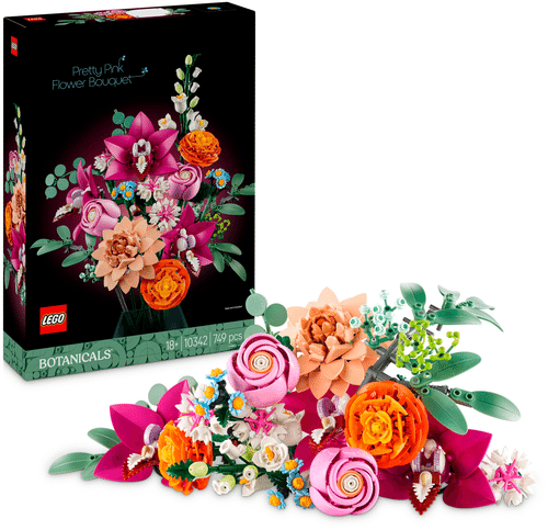 LEGO Botanicals LEGO® 植物系列 10342 美丽粉色花束