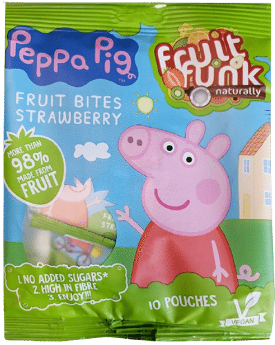 Fruitfunk 小猪佩奇草莓麦片 100g/10包｜Fruitfunk Pipsa Possu Mansikkahiutale 100g/10-pack