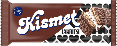 Fazer Kismet Lakritsi vohvelipatukka 41g