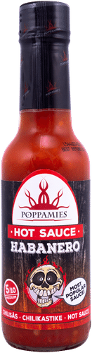 Poppamies 哈瓦那辣椒酱 150ml｜Poppamies Hot Sauce Habanero chilikastike 150ml