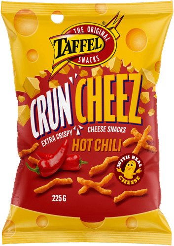 Taffel CrunCheez 辣味奶酪零食 225g