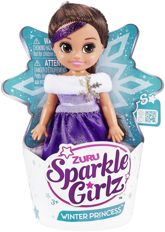 Sparkle Girlz 冬季公主纸杯蛋糕迷你娃娃｜Sparkle Girlz talviprinsessa kuppikakku mininukke