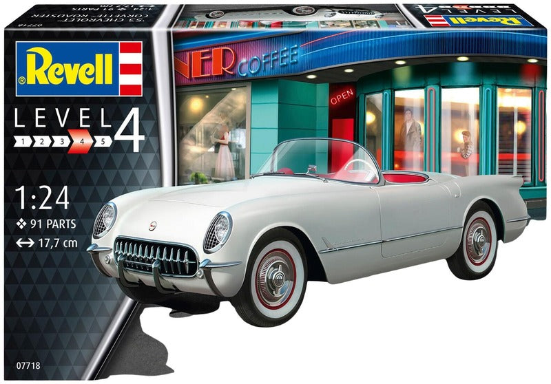 Revell 1953款雪佛兰科尔维特敞篷跑车模型套件｜Revell 1953 Chevrolet Corvette Roadster Model Kit