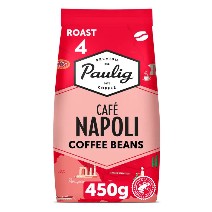 Paulig Café Napoli kahvi kahvipapu 450g｜Paulig 咖啡那不勒斯咖啡咖啡豆 450g