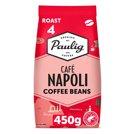 Paulig Café Napoli kahvi kahvipapu 450g｜Paulig 咖啡那不勒斯咖啡咖啡豆 450g