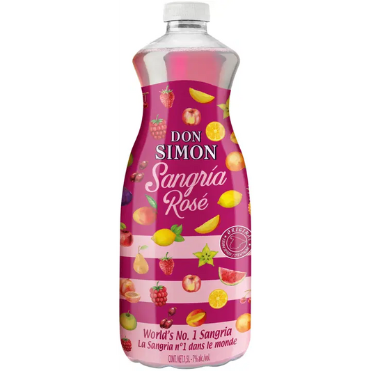 Don Simon Sangria Rose 7 til-% 1,5L PET｜DON SIMON 桑格利亚玫瑰 7 vol% 1.5L PET
