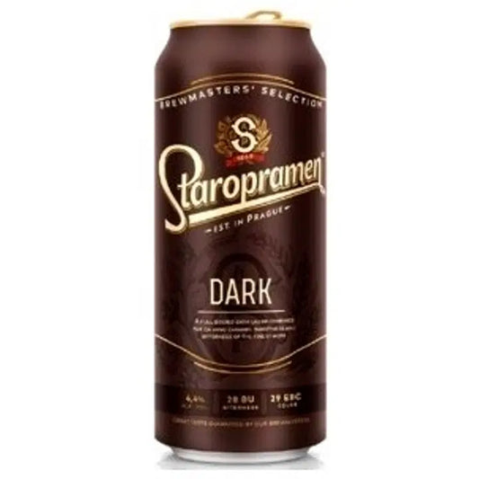 Staropramen Dark Lager olut 4,4 til-% tölkki 0,5 L｜Staropramen 黑饮品 4.4 vol% 罐装 0,5 L