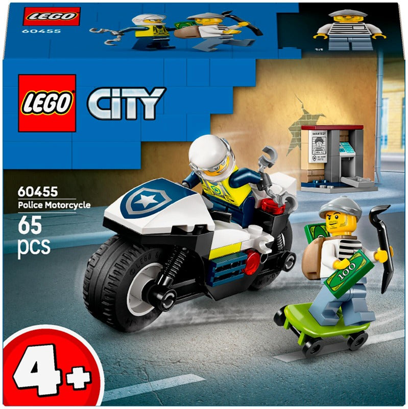 LEGO 城市警察 60455 警用摩托车追捕｜LEGO® City Police 60455 Takaa-ajo poliisimoottoripyörällä