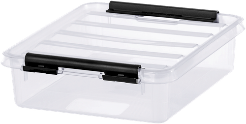 Smartstore Classic带盖储物盒 1L 透明
