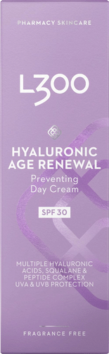 L300 玻尿酸焕龄日霜 SPF30 50ml｜L300 Hyaluronic Age Renewal Day Cream SPF30 päivävoide 50ml