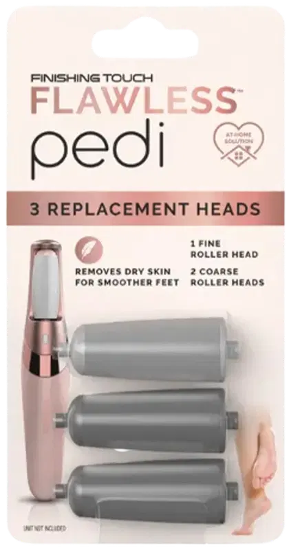 Flawless 替换头 Pedi 3 kpl｜Flawless Lisävaihtopää Pedi 3 kpl