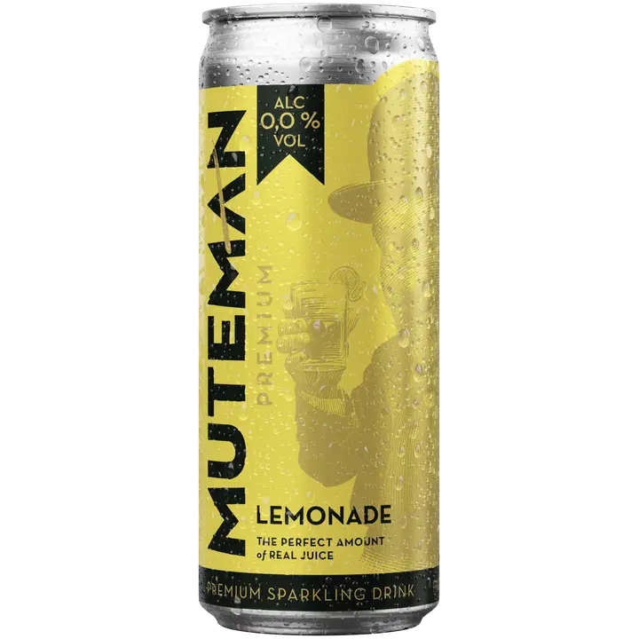 Muteman Premium Lemonade 0,0 % 0,33 fit tlk｜Muteman 优质柠檬水 0.0% 0.33 fit tlk