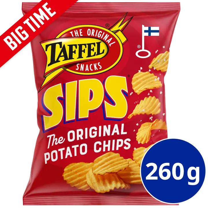 Taffel Sips suolattu sipsi 260g-Taffel 薯片 盐渍薯片 260g