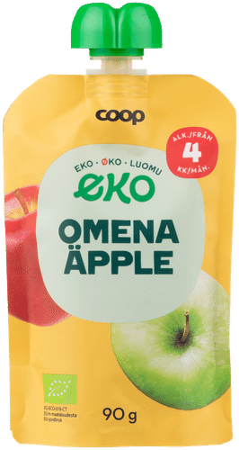 Coop 有机生态苹果泥 90克 4个月