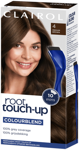 Clairol Root Touch-Up 底色染发剂 4 中棕色