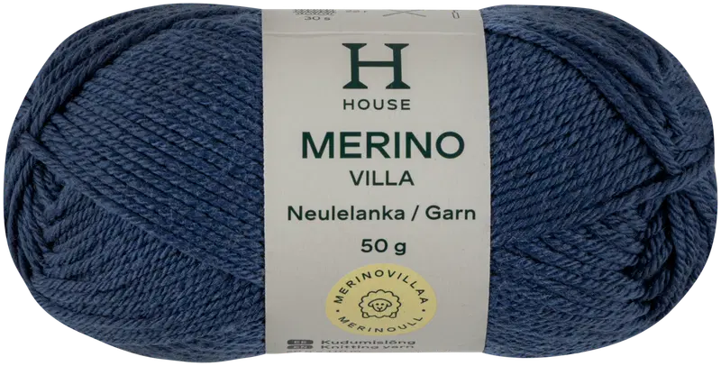 House 美利奴羊毛线50克 CNE-1833 牛仔蓝｜House lanka merinovilla 50g CNE-1833 denim blue
