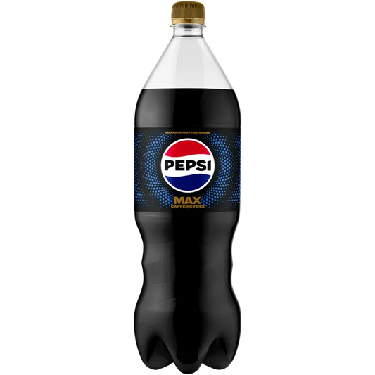 Pepsi Max Caffeine-Free virvoitusjuoma 1,5 l｜Pepsi MAX 不含咖啡因的软饮料 1,5 l