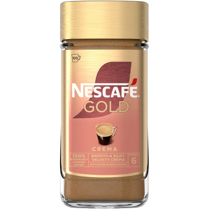 Nescafé Gold Crema 100g pikakahvi purkki｜Nescafé 金色 Crema 100 克速溶咖啡罐