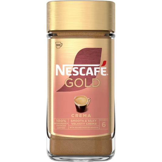 Nescafé Gold Crema 100g pikakahvi purkki｜Nescafé 金色 Crema 100 克速溶咖啡罐