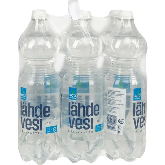 6 x Kotimaista Lähdevesi 1,5l｜Kotimaista 6 x 生活矿泉水 1,5l