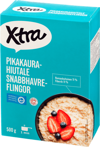 Xtra Pikakaurahiutale 500 g｜Xtra 速煮燕麦片 500 g