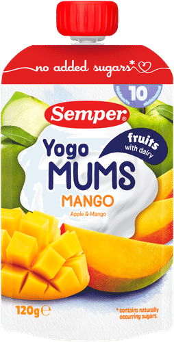 Semper Yogomums 芒果 10个月 酸奶水果泥 120g