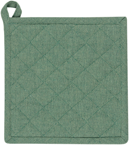 House 日常款隔热手套 22x22厘米 绿色竹节布