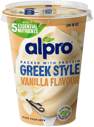 Alpro 希腊式发酵大豆制品，香草味 400g
