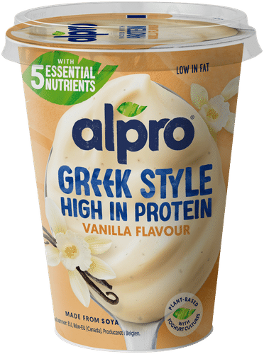 Alpro 希腊式发酵大豆制品，香草味 400g