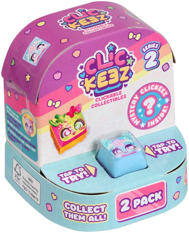 Clickeez 双包装指尖陀螺钥匙扣｜Clickeez Twin Pack -fidget avaimenperä