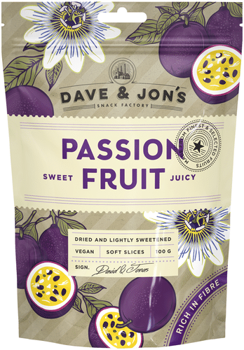 Dave&Jons kuivatut passiohedelmät 100 g