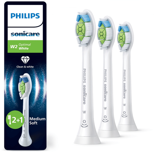 Philips 飞利浦Sonicare W2 Optimal White替换刷头3支装 HX6063/87