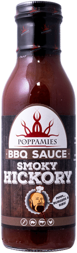 Poppamies BBQ Sauce Smoky Hickory grillikastike 410g